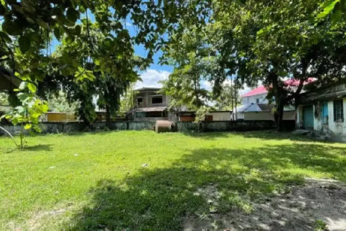 The site proposed for the SMC’s 30-bed hospital at Dabgram in Siliguri. Picture by Passang Yolmo/The Telegraph