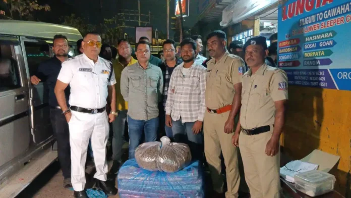 Smuggling Bid Busted in Siliguri Junction area. 06 December 2025.