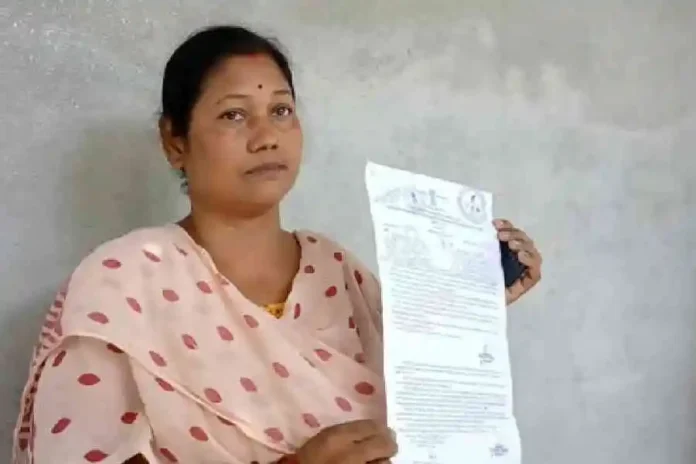 Anjali Seal, the homemaker from Alipurduar, one of the three persons who received the notice from the foreigners' tribunal in Assam earlier this year./The Telegraph