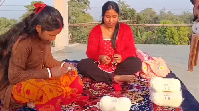 Popy Roy carefully crafts handmade woollen products, keeping a traditional skill alive while building a sustainable livelihood.