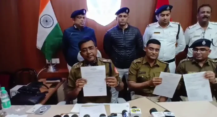 DCP (Traffic) Quazi Samsuddin Ahamed addresses the media at a press conference, announcing new traffic restrictions aimed at improving road safety in Siliguri. Sunday, 25 January 2026.