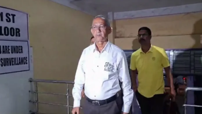 TMC candidate Gautam Deb submits complaints to the district returning officer in Siliguri over alleged poll-related disturbances. Wednesday, 08 April 2026.